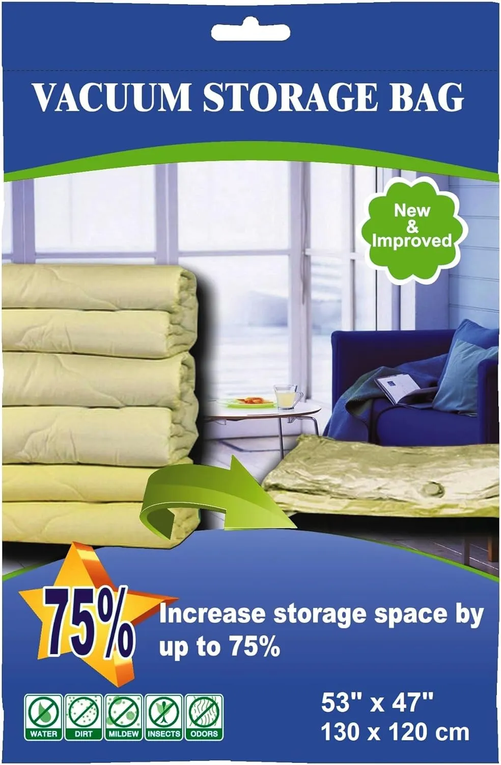 30 Pack Combo Premium 5 Sizes Vacuum Storage Space Saver Bags x30 (Half Box)