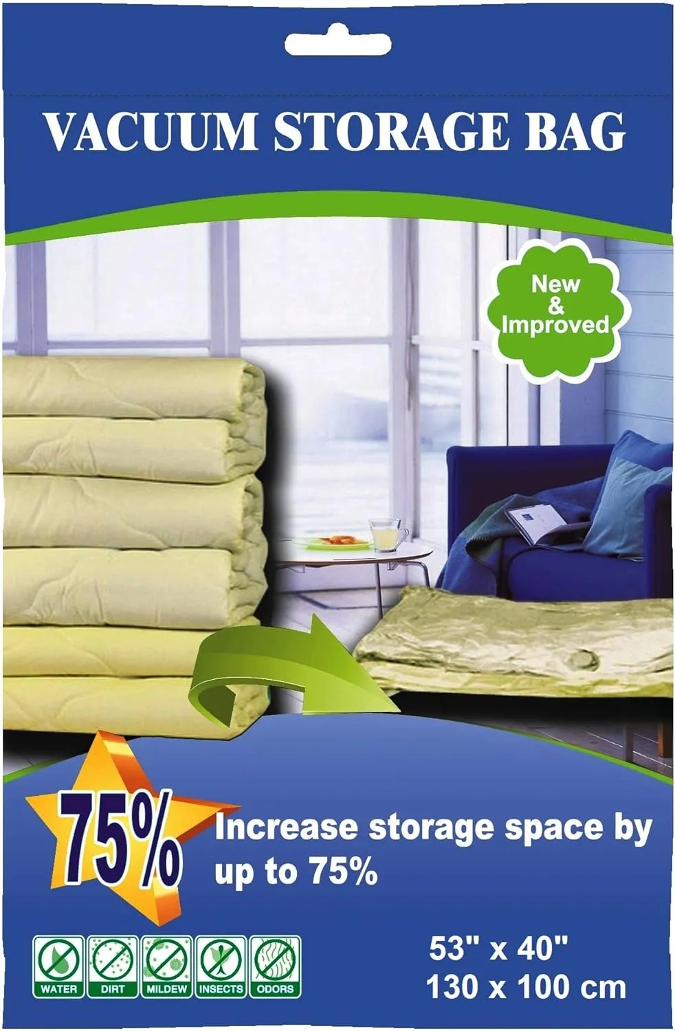 30 Pack Combo Premium 5 Sizes Vacuum Storage Space Saver Bags x30 (Half Box)