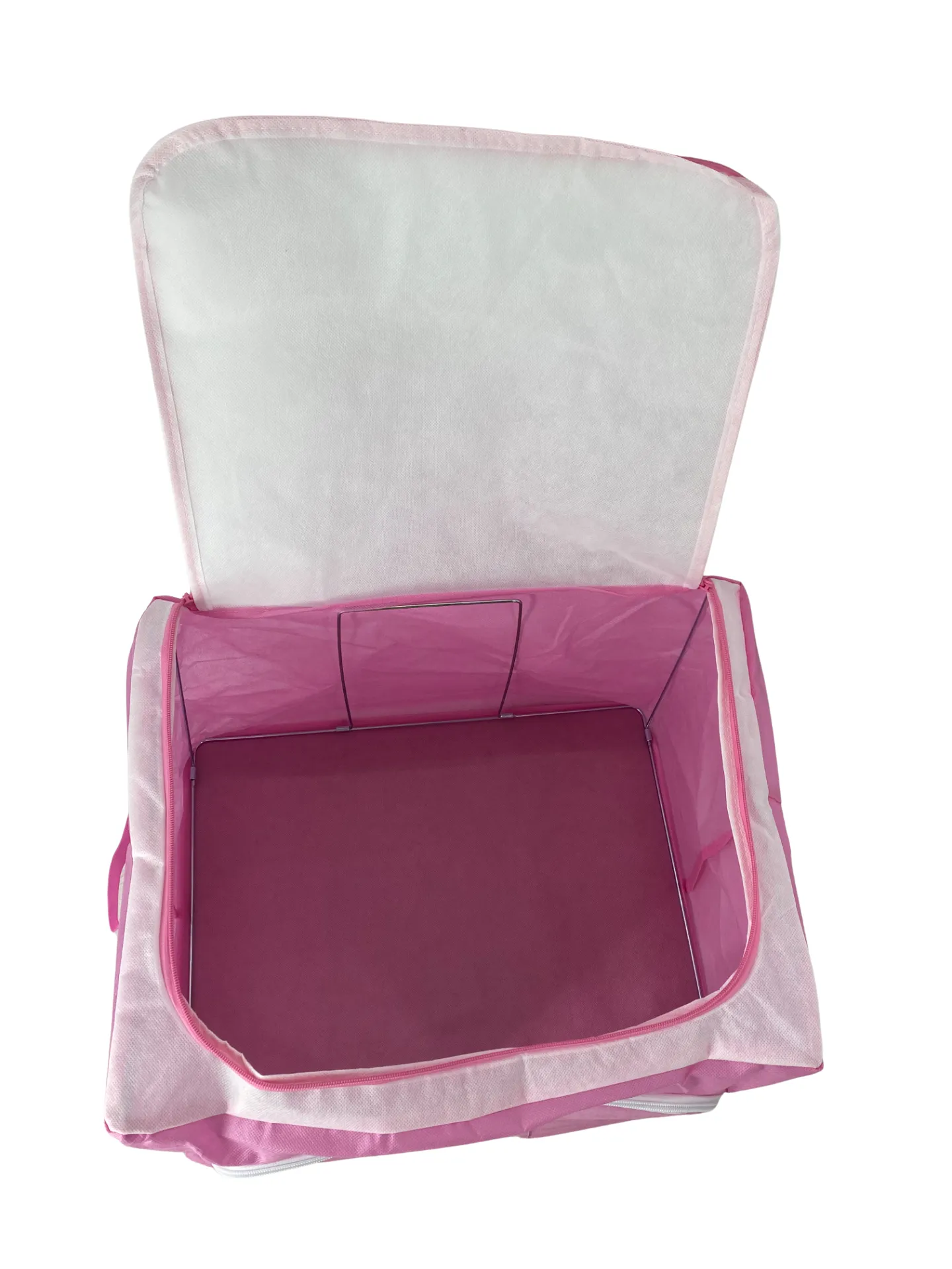 51Cm X 34Cm Foldable Clothing Storage Bags Organizer Ha-37 Pink