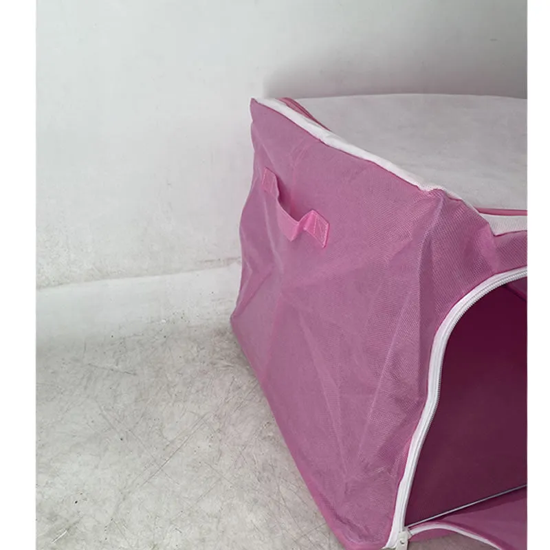 51Cm X 34Cm Foldable Clothing Storage Bags Organizer Ha-37 Pink