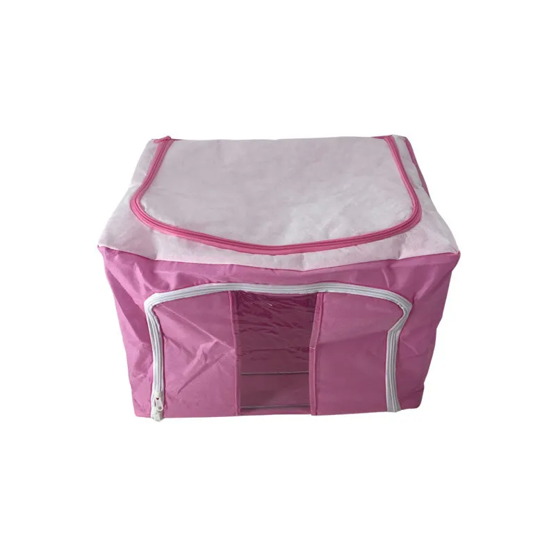 51Cm X 34Cm Foldable Clothing Storage Bags Organizer Ha-37 Pink