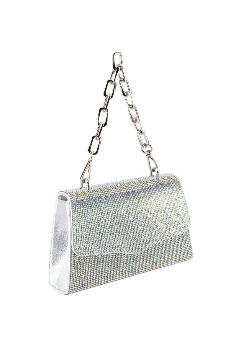 A MILLION BUCKS RHINESTONE PURSE