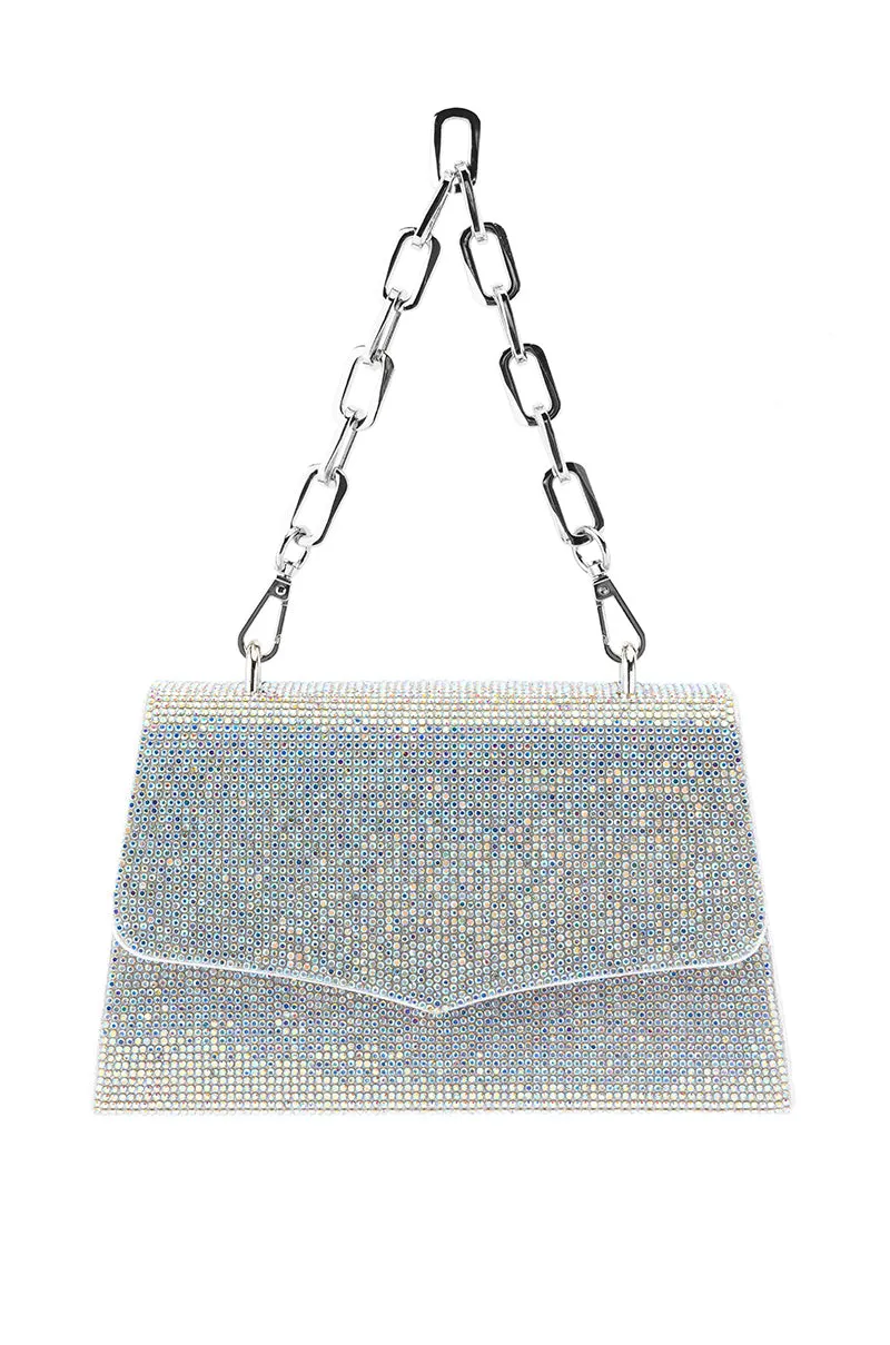 A MILLION BUCKS RHINESTONE PURSE