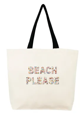 Beach Please Confetti Bead Tote