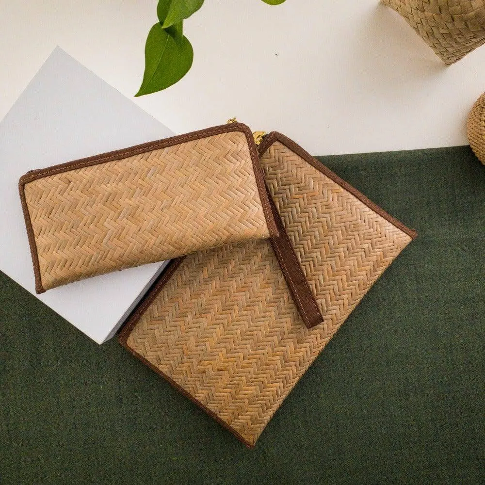 Bemban Wristlet Pouch