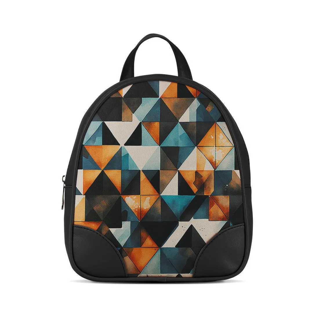 Black O Mini Backpacks Polygons