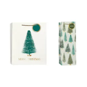 Brush Trees Holiday Gift Bags