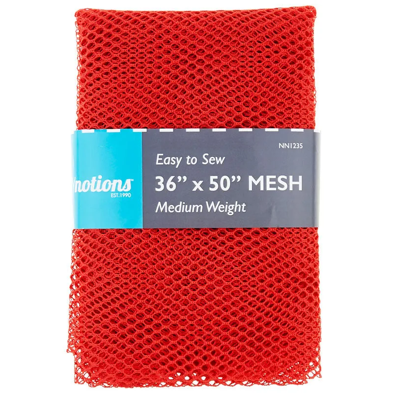 Easy to Sew Mesh Fabric - Mesh Fabric Red 36" x 50"