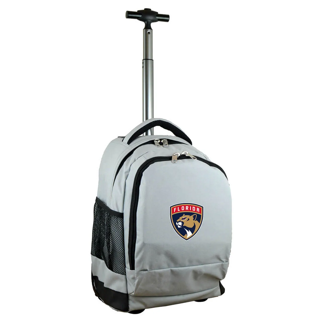 Florida Panthers Premium Wheeled Backpack in Grey