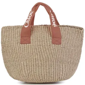 Girls Woven Straw Bag