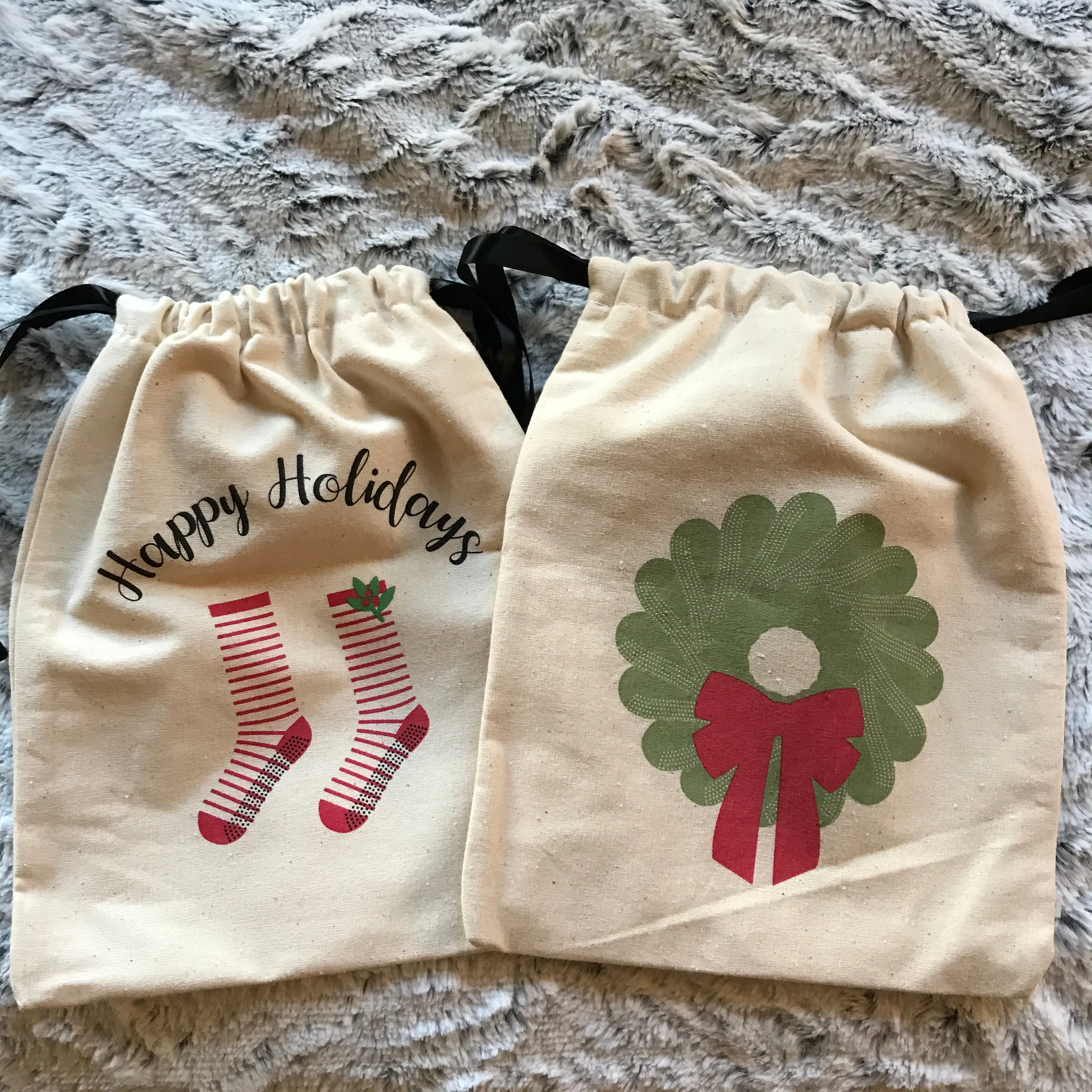 Grip Sock Bag - Grip Stockings Holiday