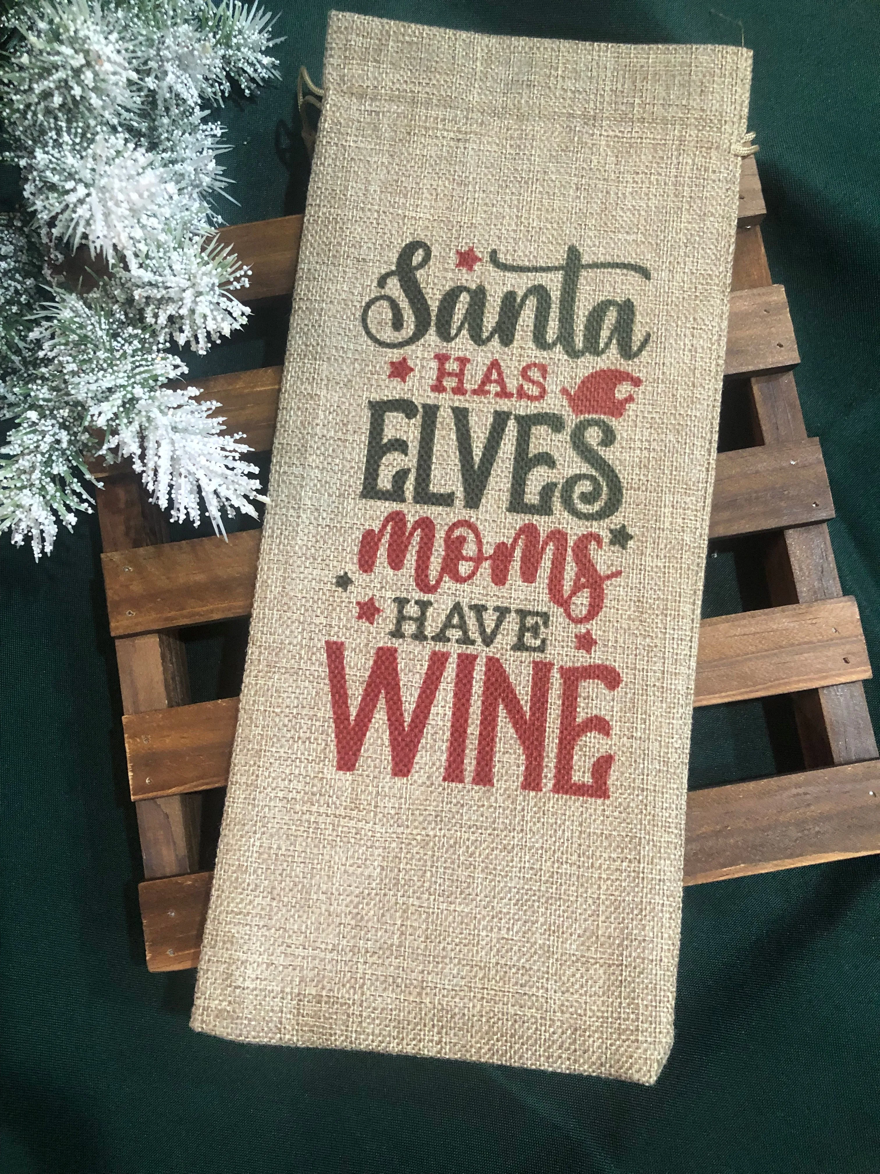 Holiday Wine Bags