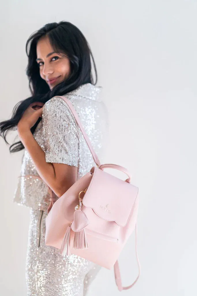 Hollis | Mini Backpack in Blush