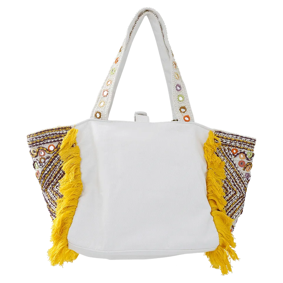 Kino Cabas Embroidered Bag