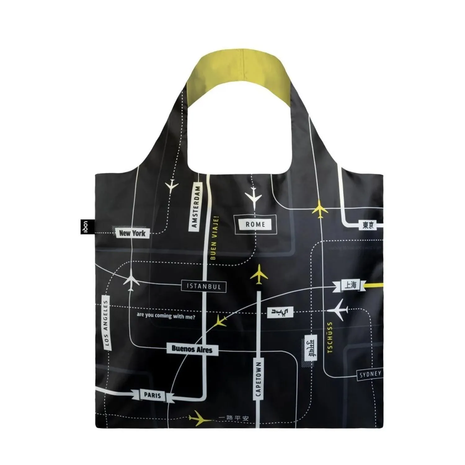 LOQI Airport Foldable Tote Bag