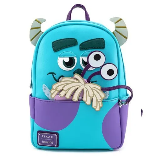 Loungefly x Disney Pixar Monsters Inc Sulley with Boo Coin Pouch Mini Backpack