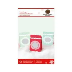 Martha Stewart  - Snowflace Die-Cut Treat Bags (6Pk)*