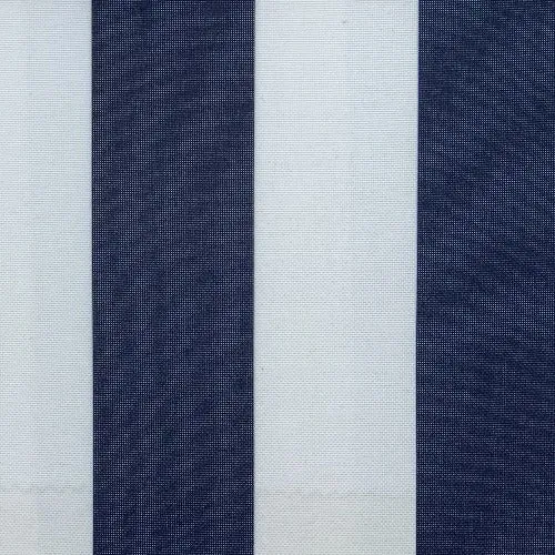 Navy | Wide Stripe Print Pro Tuff Waterproof Canvas - SKU 6811P-F #U111