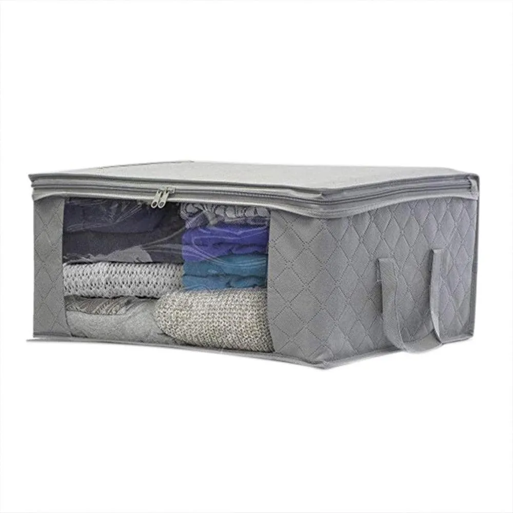 (Net) Non-Woven Clothes Storage Bag 70x50x30CM