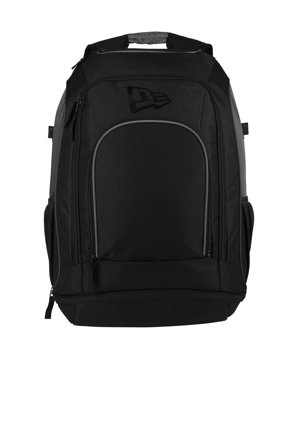 New Era Shutout Custom Backpacks, Graphite Black