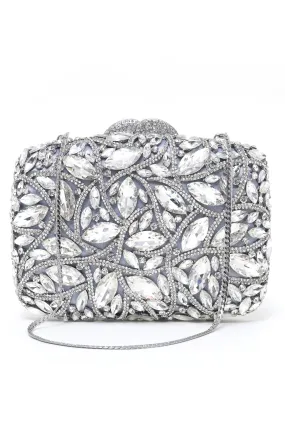 ORNATE CLUTCH-GREY