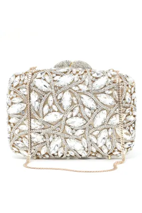 ORNATE CLUTCH-SIL-GLD