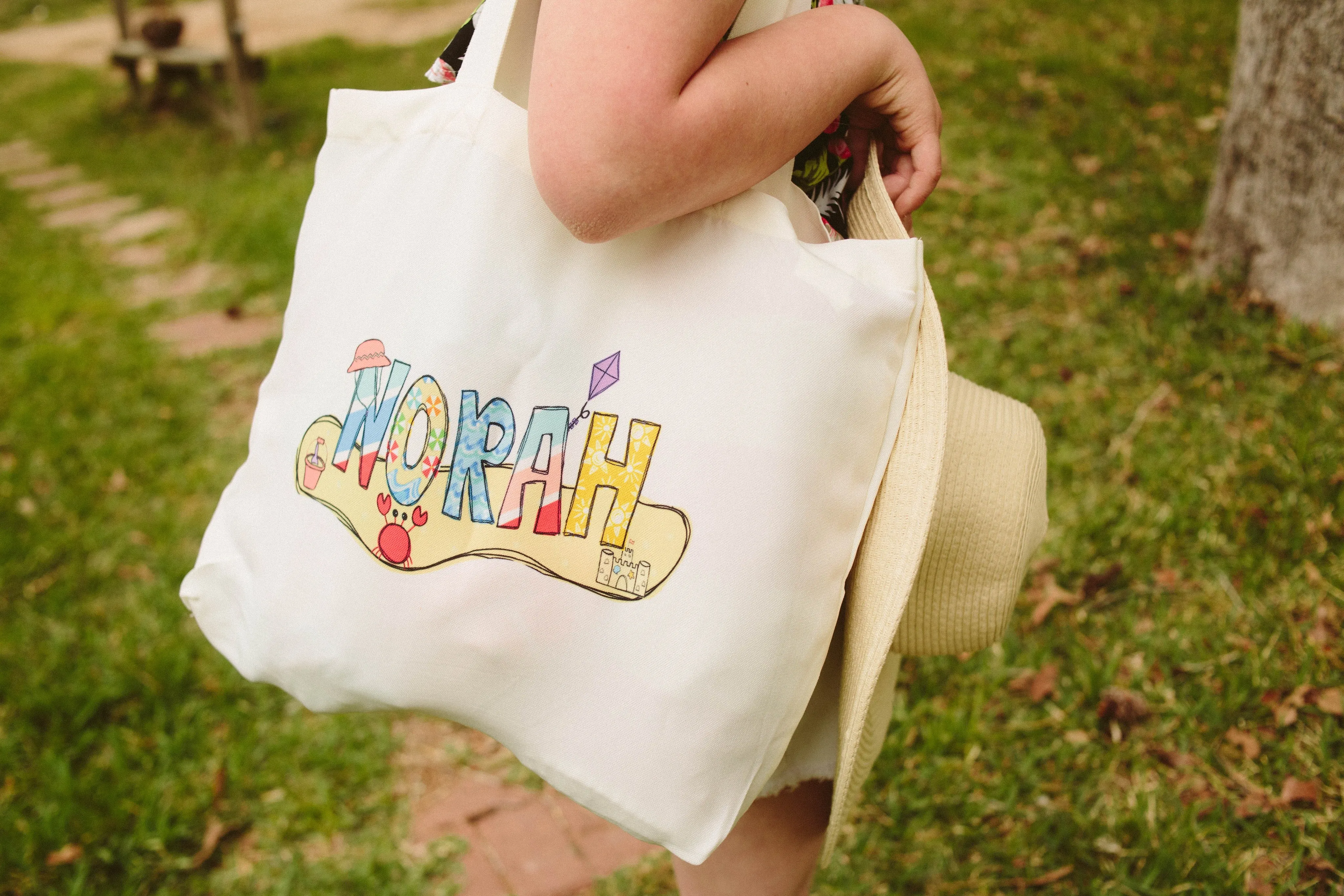 Personalized Beach Bag - Personalized Beach Tote - Kids Beach Bag - Beach Vacation Tote