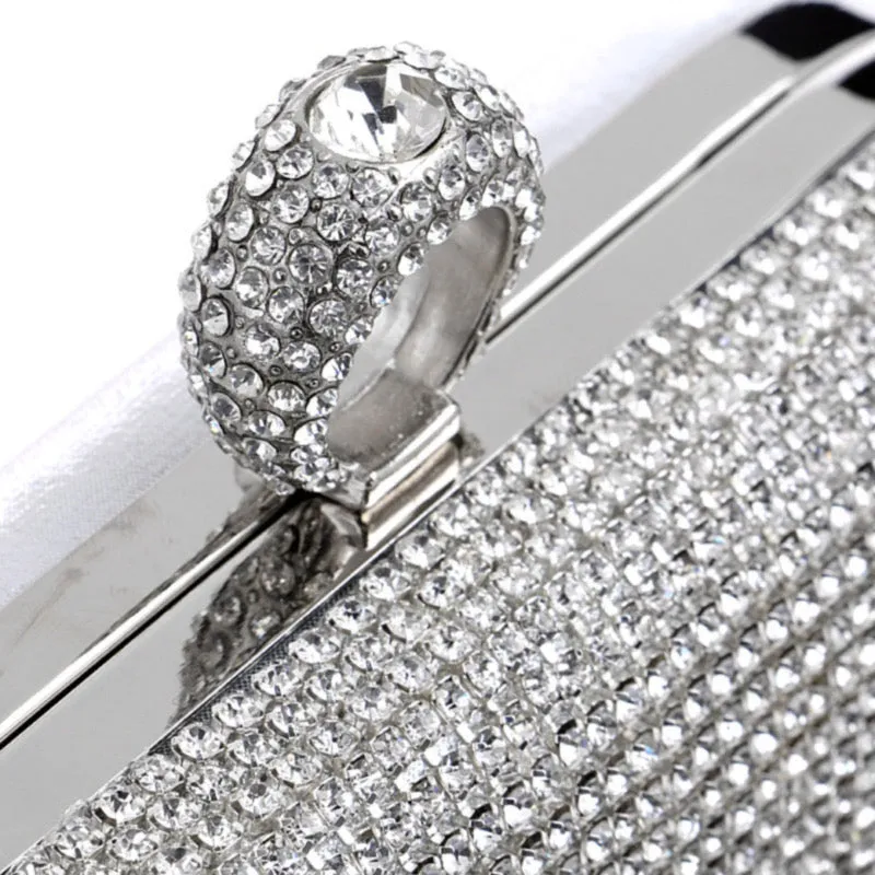 Rhinestone Tassel Clutch (Pick A Color)