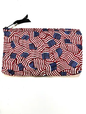 Small Zipper Pouch - Flag