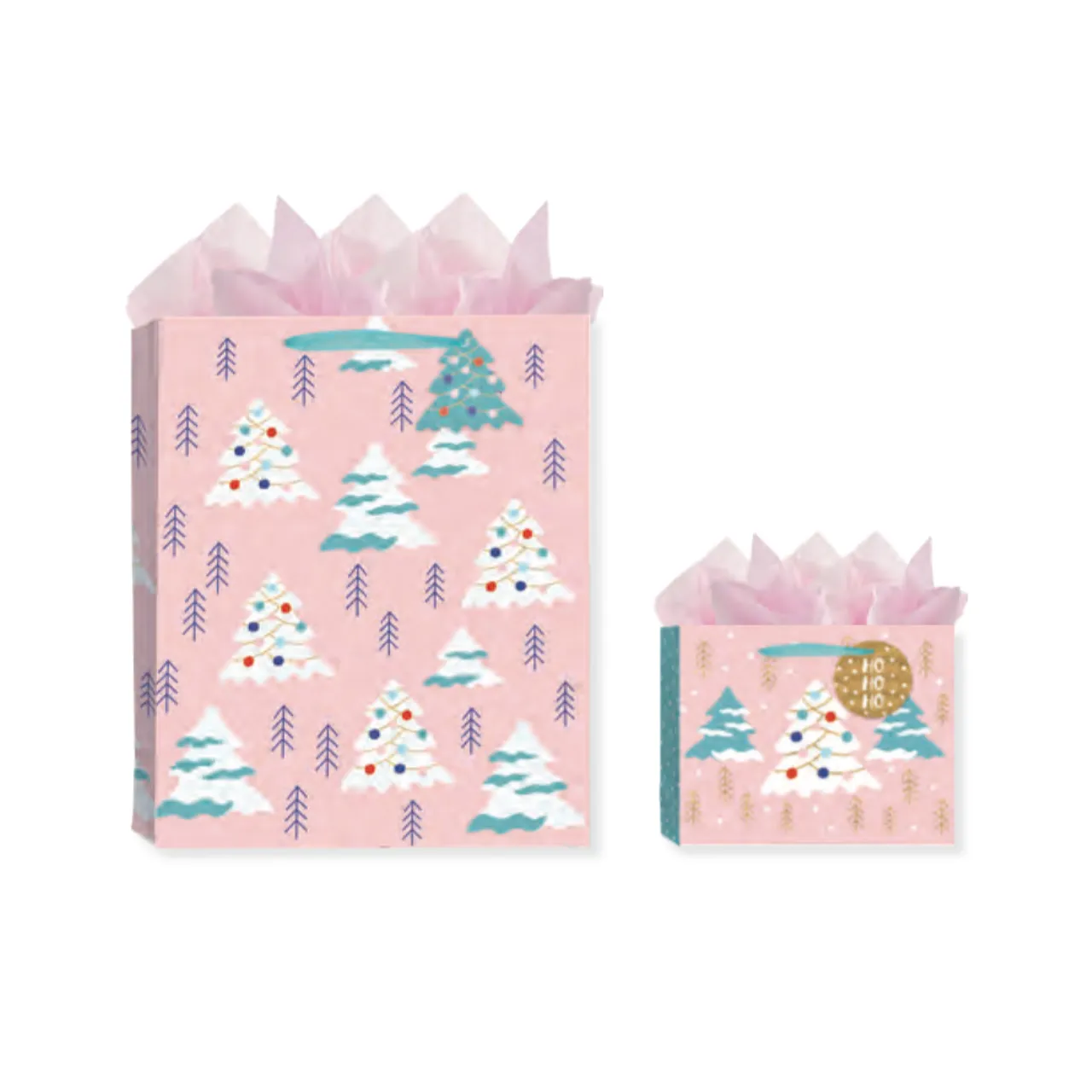 Snowy Trees Holiday Gift Bags