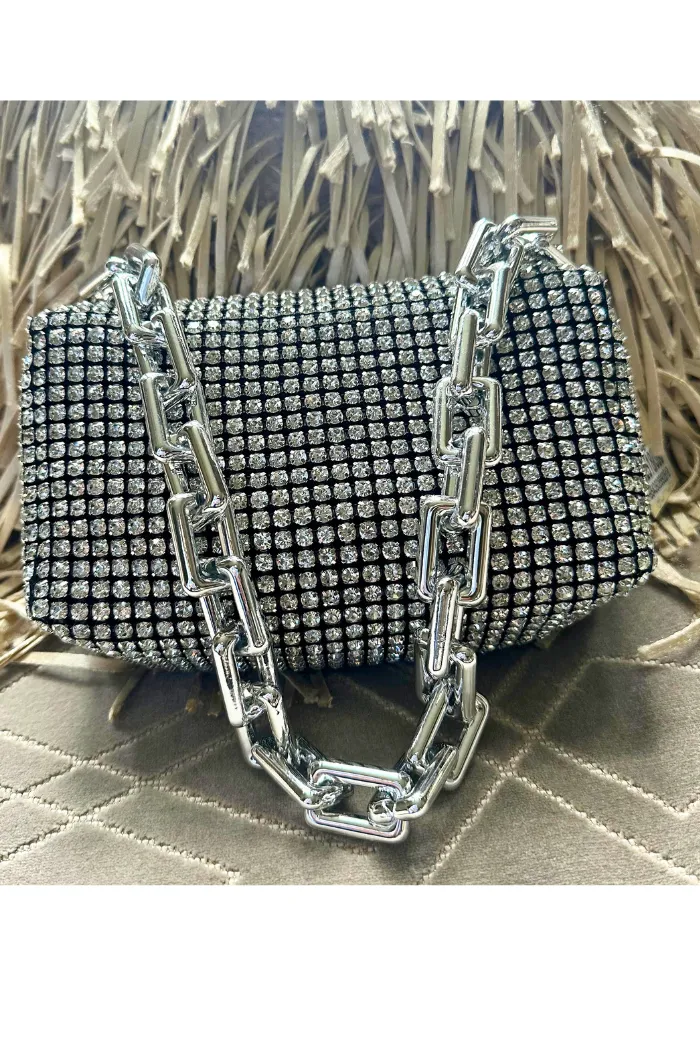 Uptown Rhinestone Bag