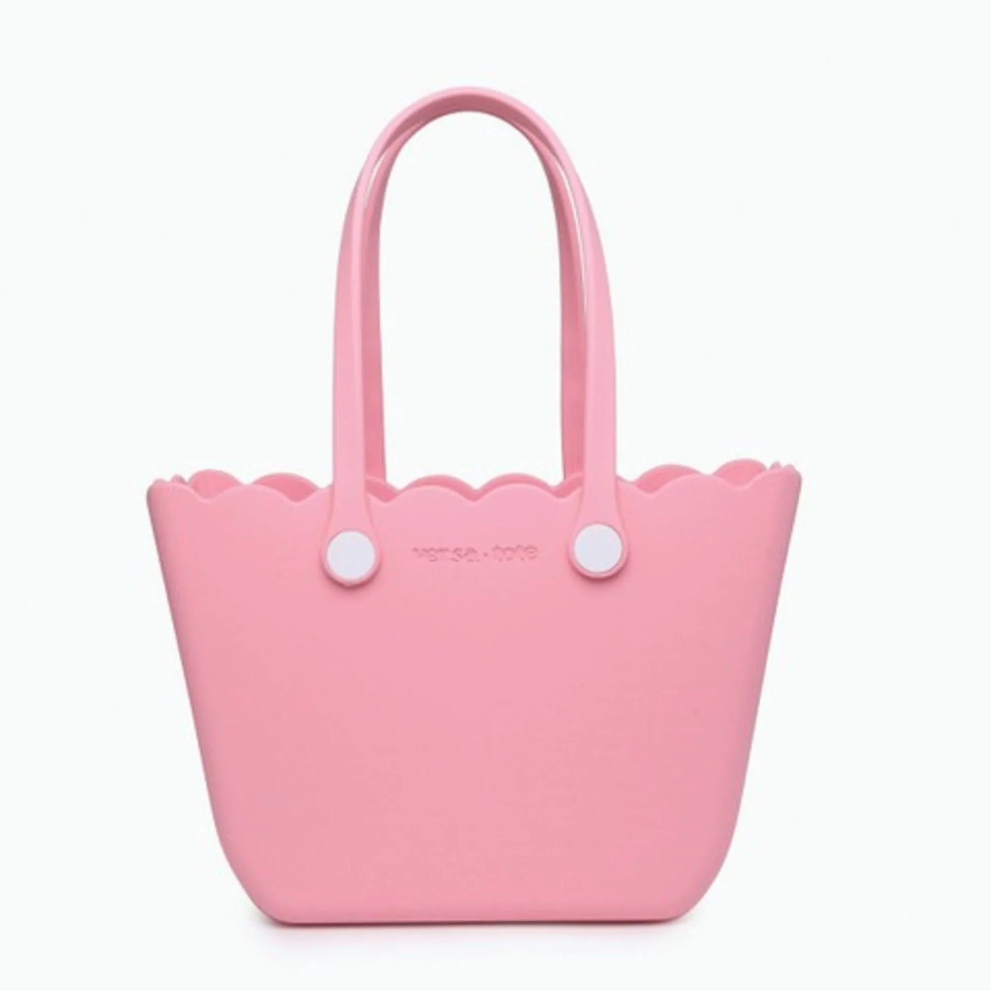 V2335 Rose Scalloped Versa Tote w/ Interchangeable Straps