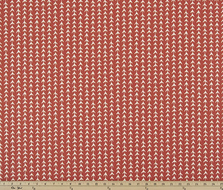 Vine Formica Red Macon Fabric By Premier Prints